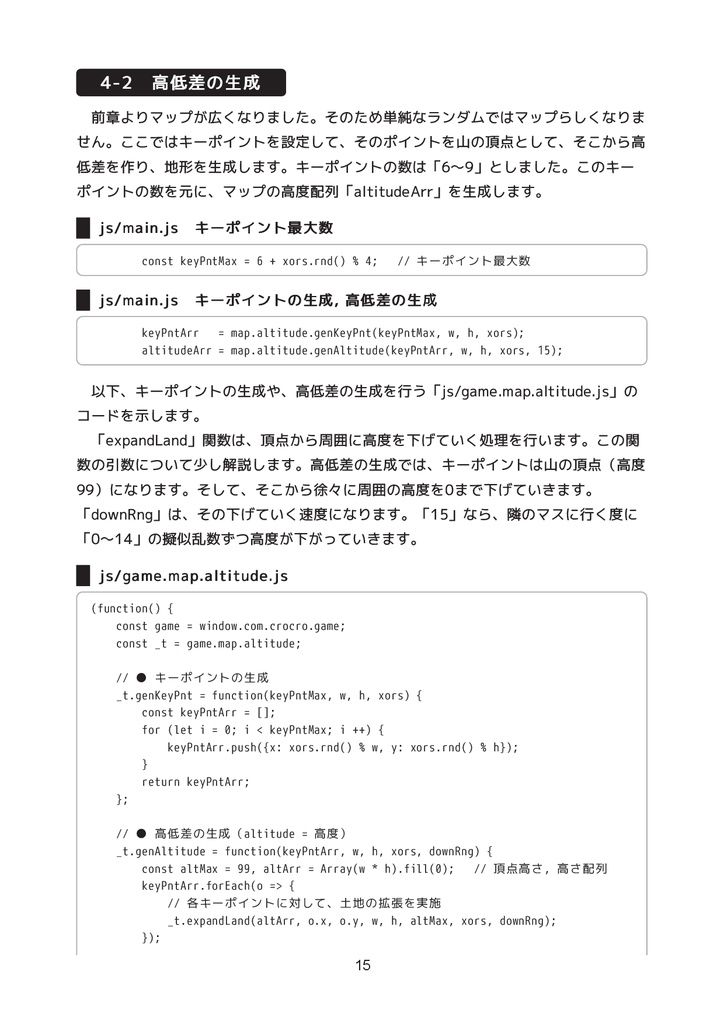 ワールドマップ自動生成読本