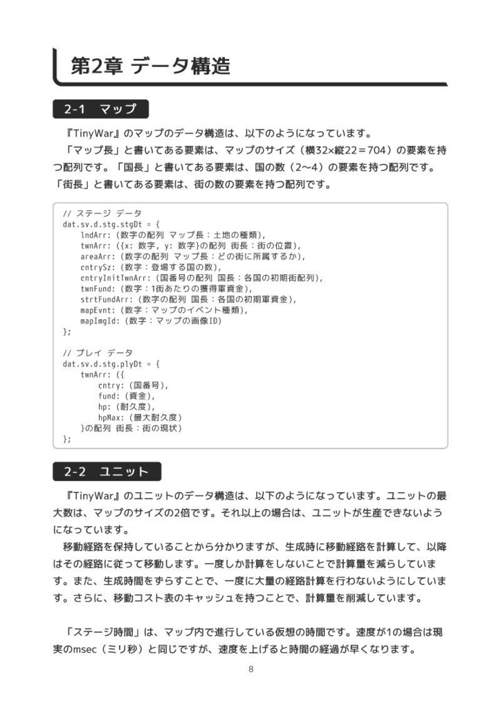 TinyWar アルゴリズムブック