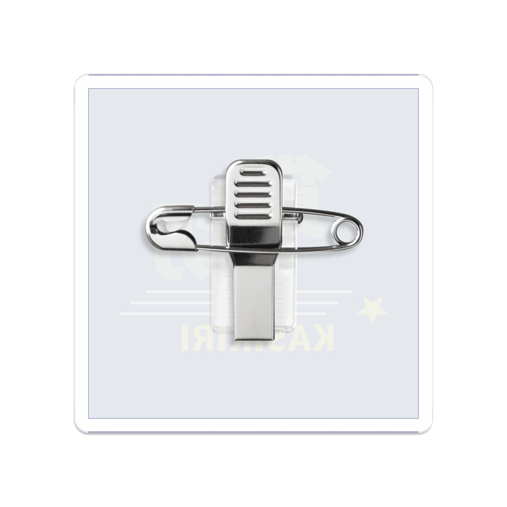 貸切列車乗車会ロゴ アクリルバッジ