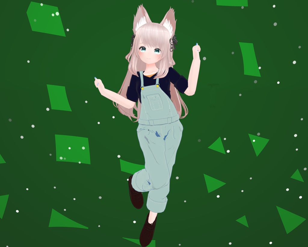 【4アバター対応】秋のオーバーオール