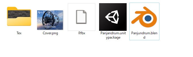 VRChat想定ー3Dアセットーパンジャンドラム