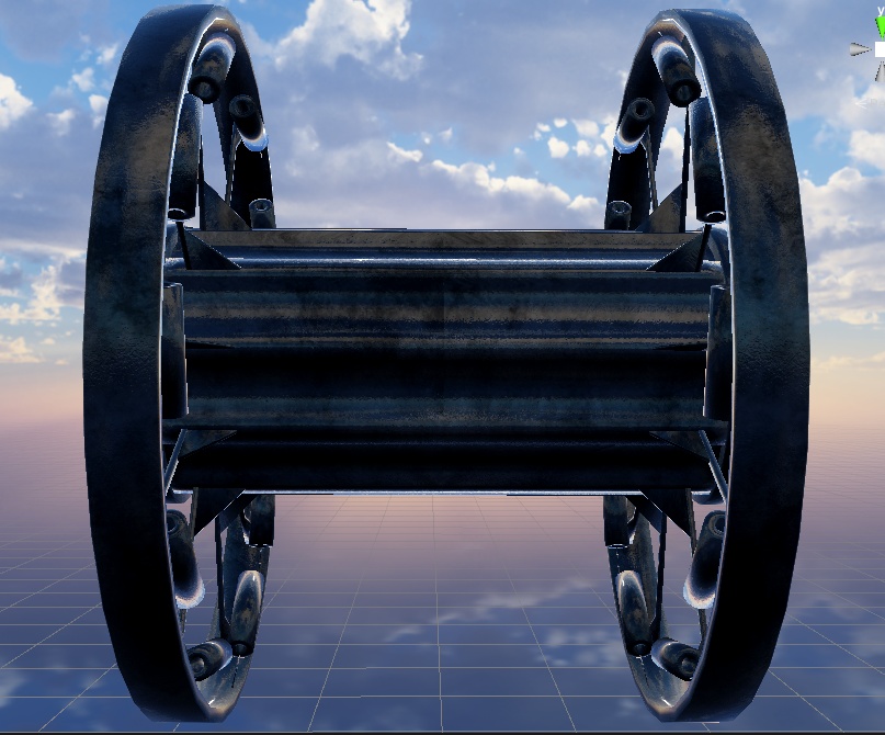 VRChat想定ー3Dアセットーパンジャンドラム