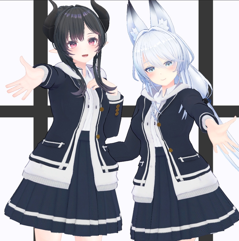 複数アバター対応【秋制服ーAutumn Uniform-】