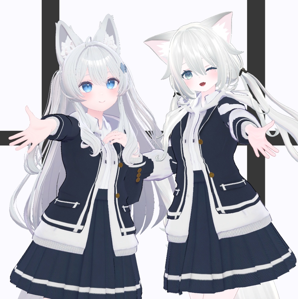 複数アバター対応【秋制服ーAutumn Uniform-】