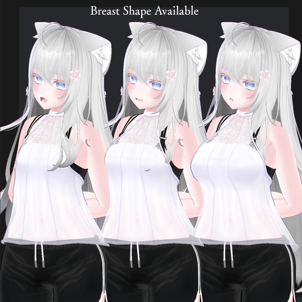 【複数アバター対応】LaSiesta~ドキッ!!良い匂いがしそうな清楚なお姉さんが着ていて欲しい部屋着、透けもあるよ〜