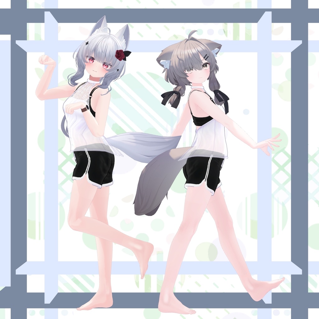 【複数アバター対応】LaSiesta~ドキッ!!良い匂いがしそうな清楚なお姉さんが着ていて欲しい部屋着、透けもあるよ〜