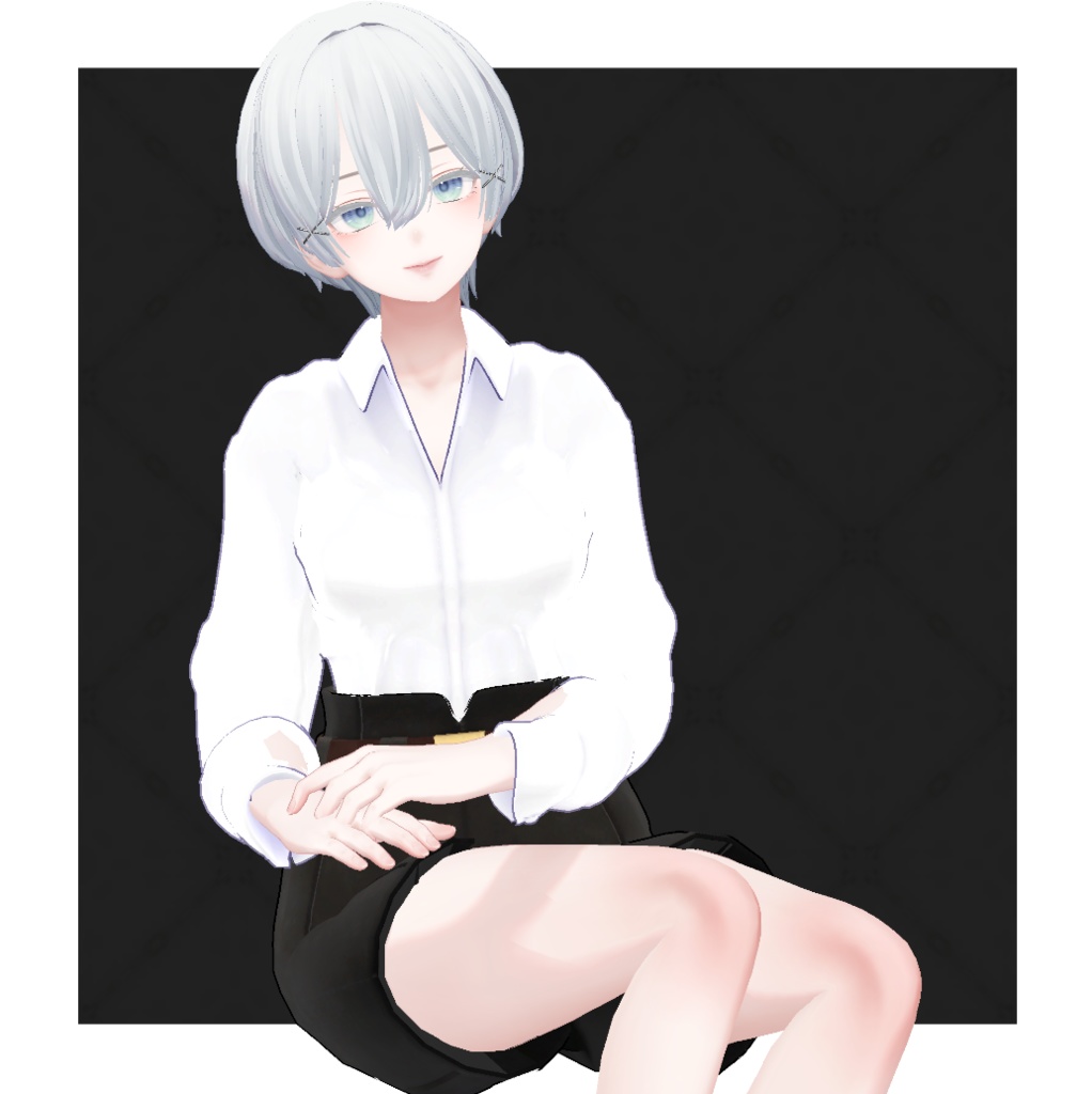 【複数アバター対応】RoomCasual~ドキッ!良い匂いがしそうなお姉さんが着ていてほしい家庭教師っぽい衣装~