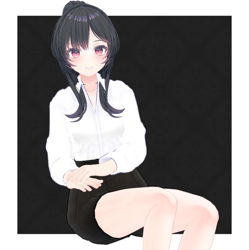 【複数アバター対応】RoomCasual~ドキッ!良い匂いがしそうなお姉さんが着ていてほしい家庭教師っぽい衣装~