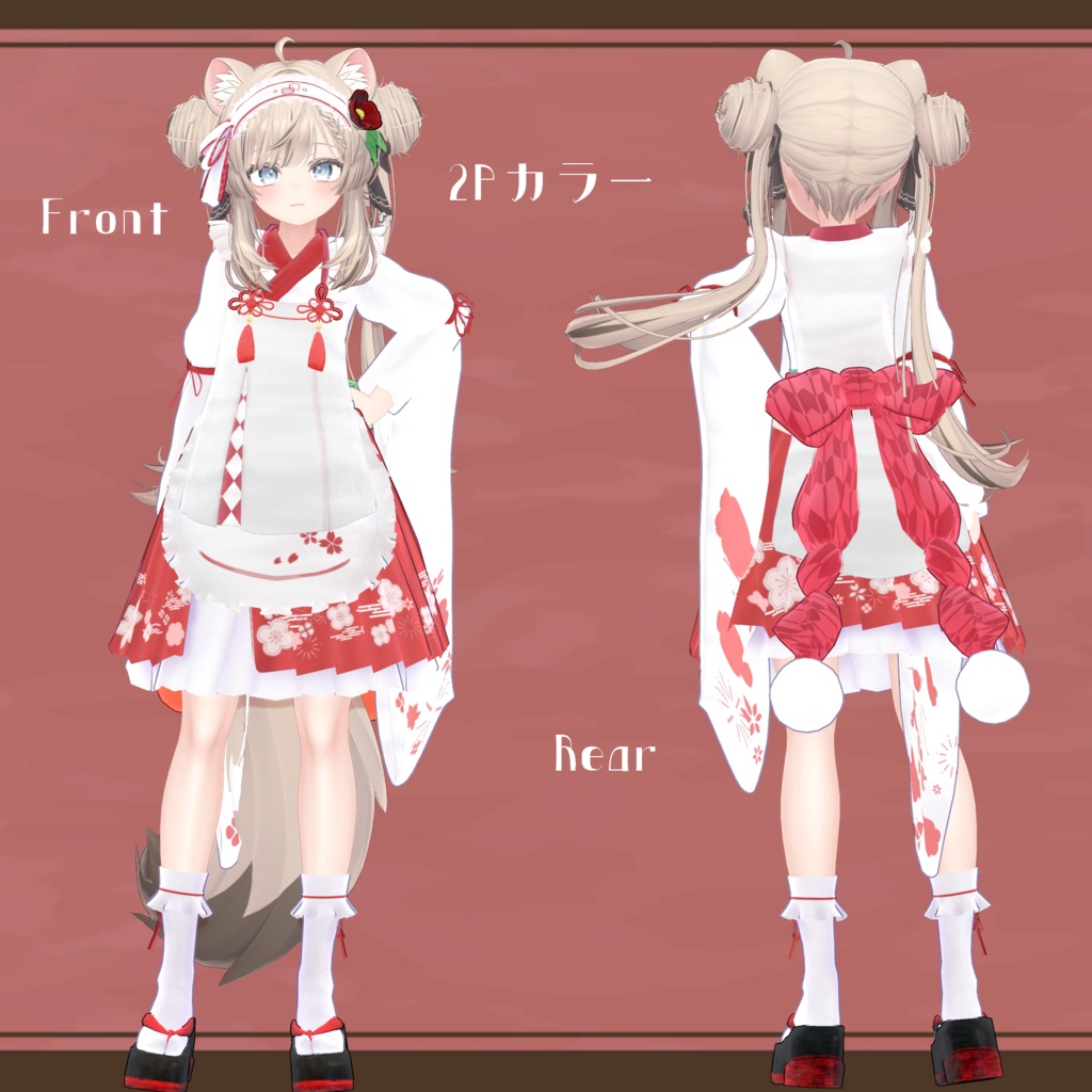 複数アバター対応【もち巫女】