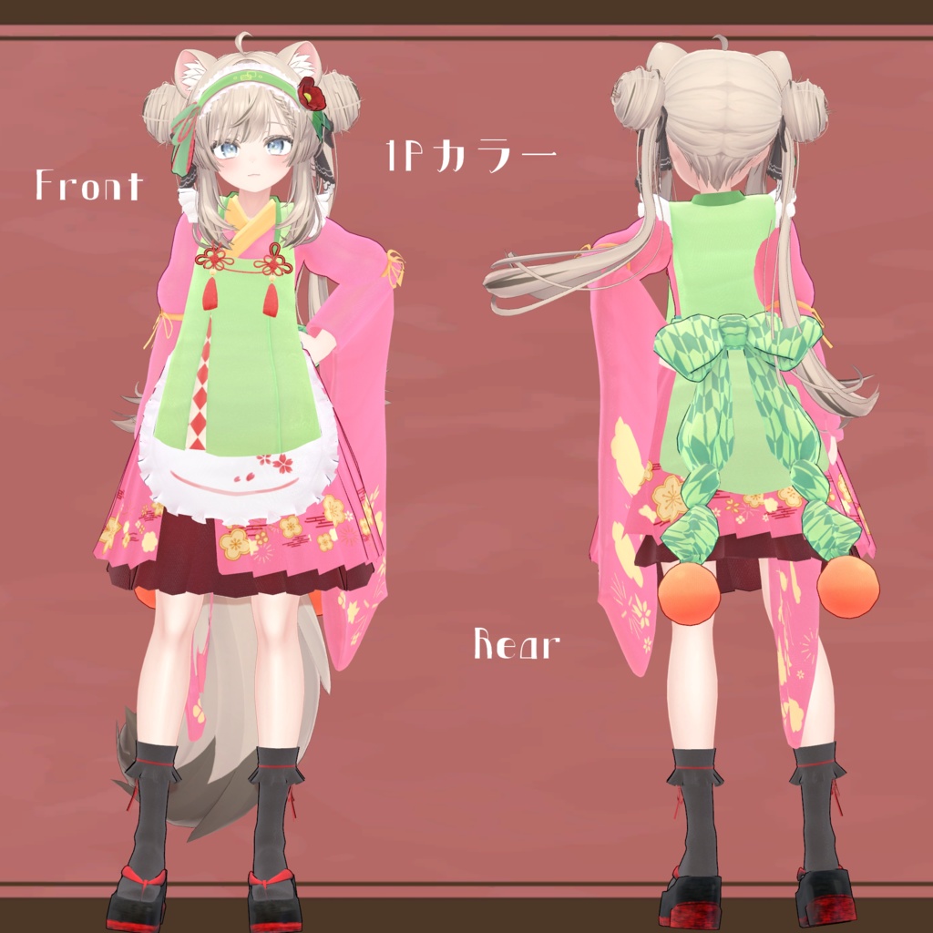 複数アバター対応【もち巫女】