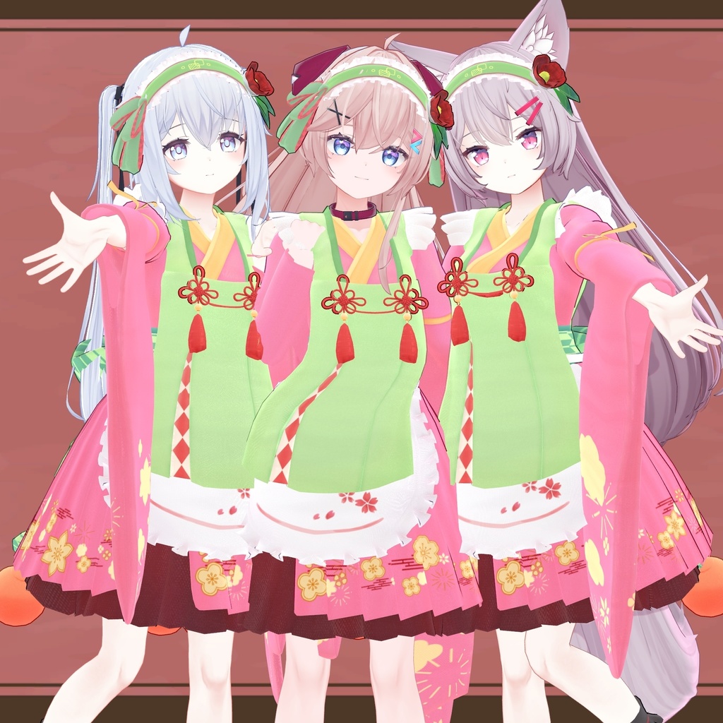 複数アバター対応【もち巫女】