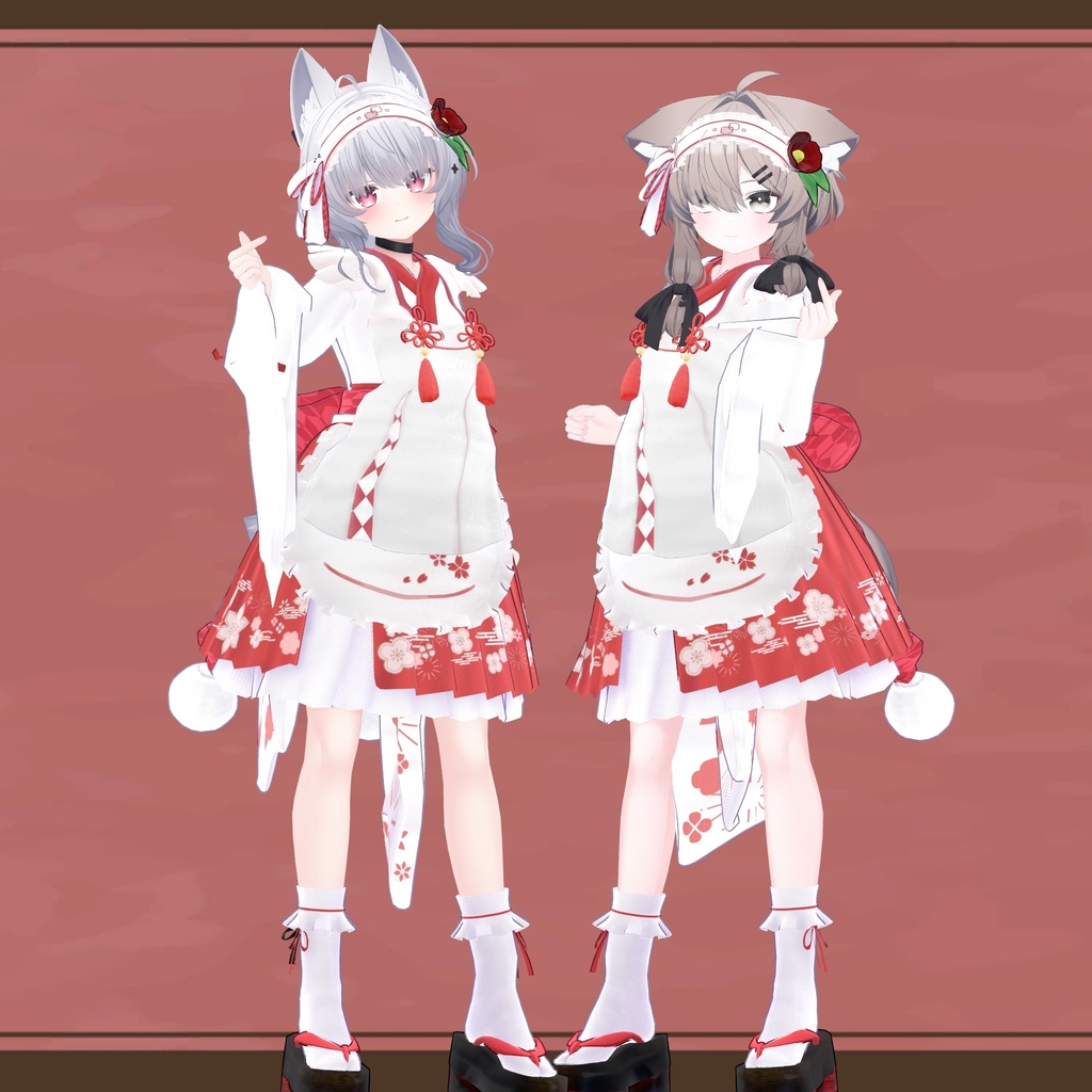 複数アバター対応【もち巫女】