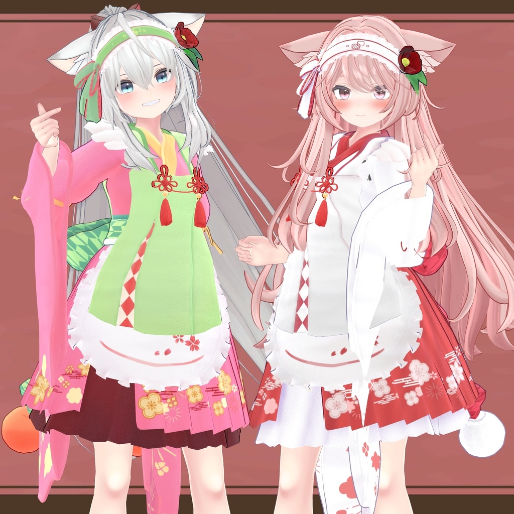 複数アバター対応【もち巫女】