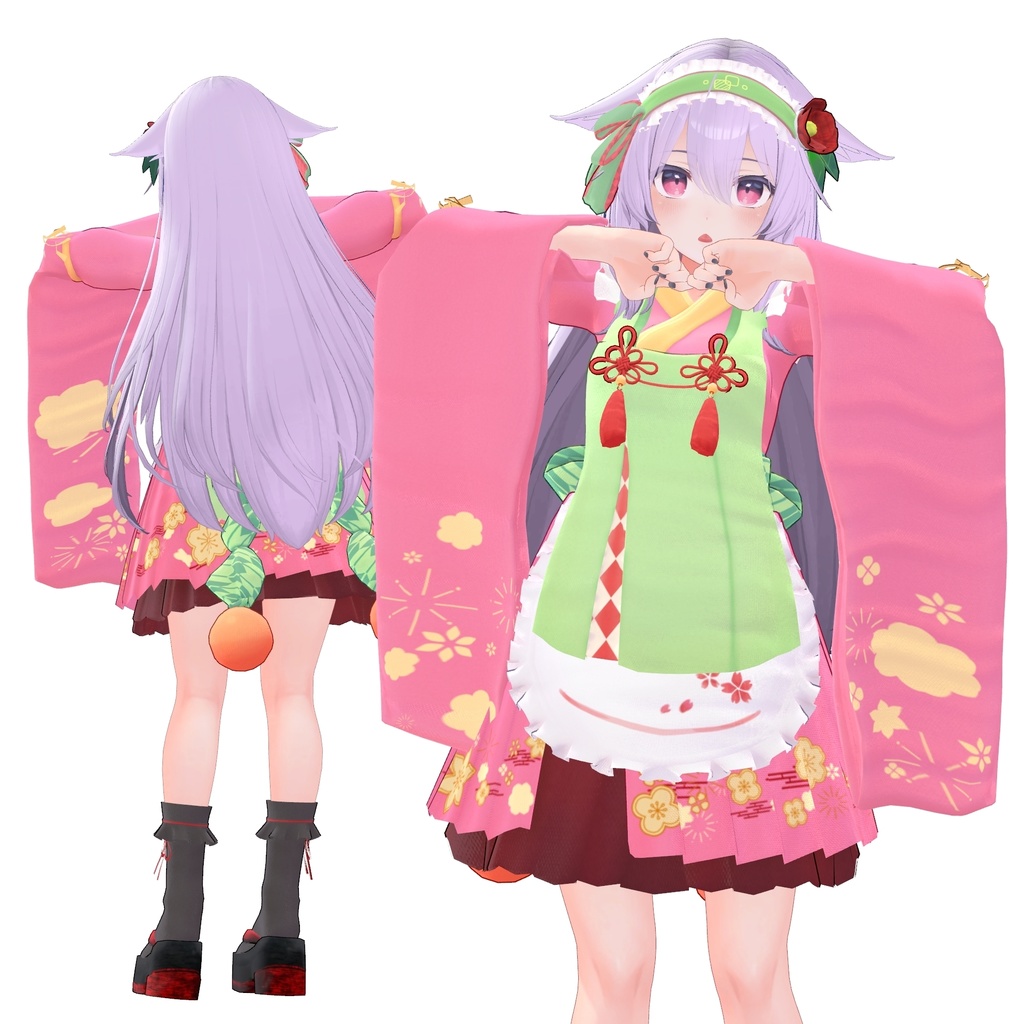 複数アバター対応【もち巫女】