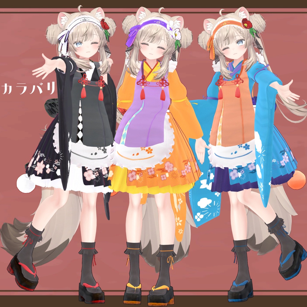 複数アバター対応【もち巫女】