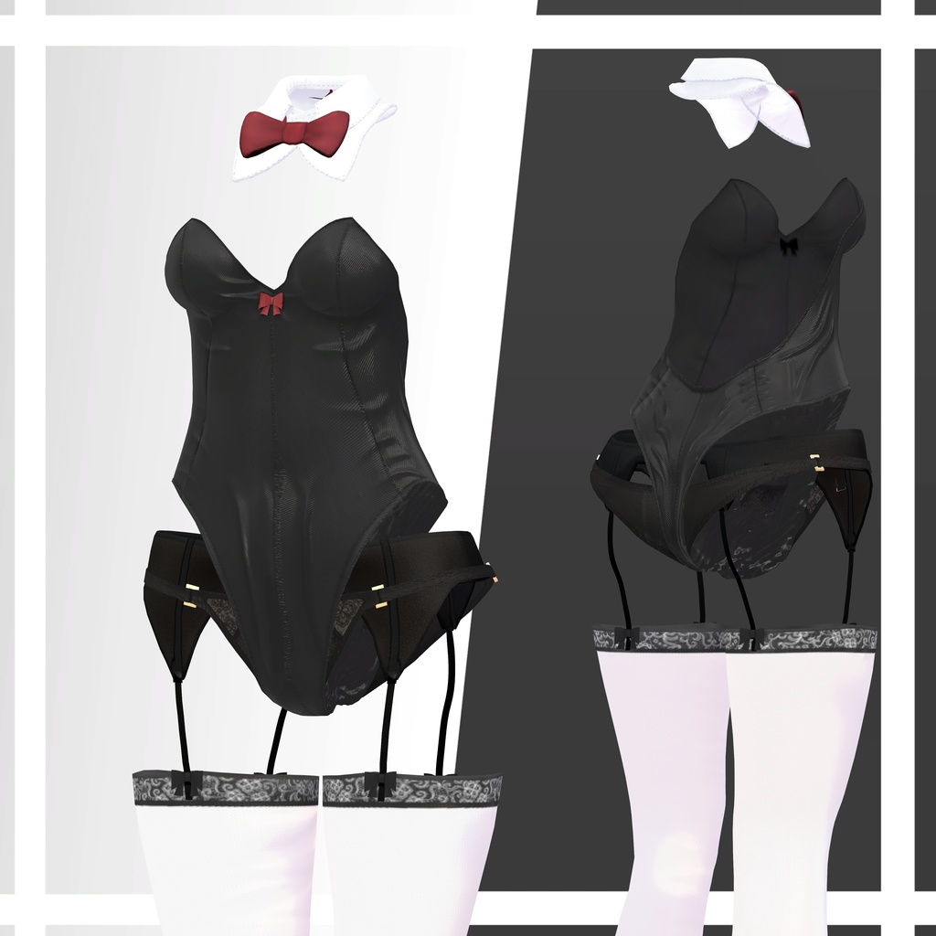 【お狐学園制服】複数アバター対応