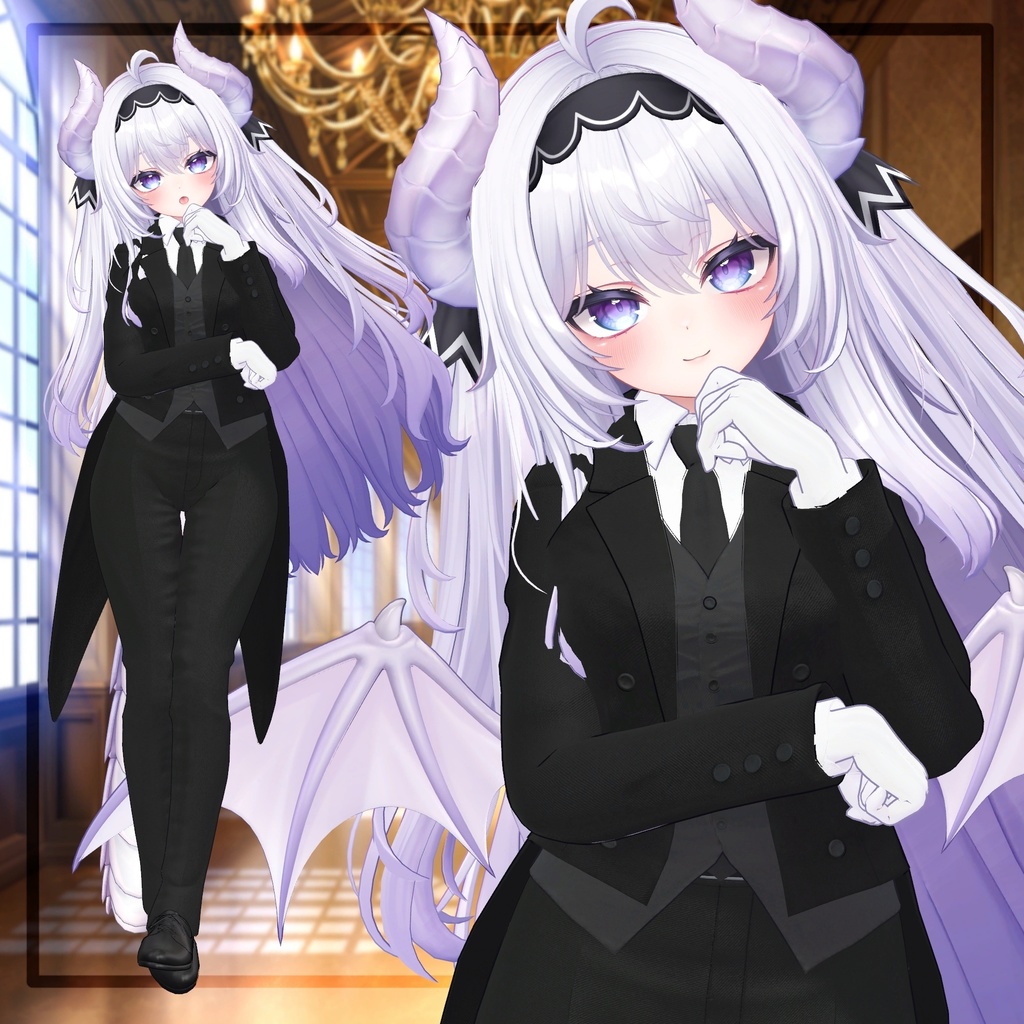 複数アバター対応【公立執事学院制服】