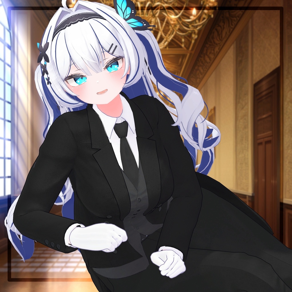 複数アバター対応【公立執事学院制服】