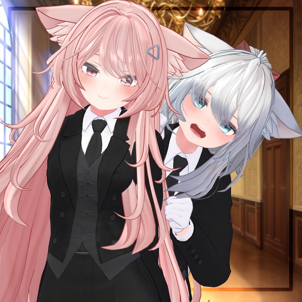 複数アバター対応【公立執事学院制服】