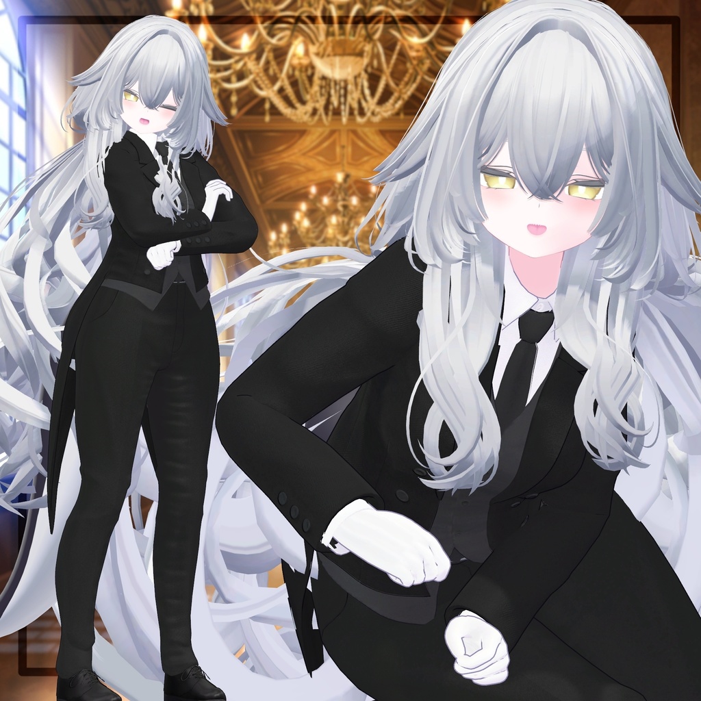 複数アバター対応【公立執事学院制服】