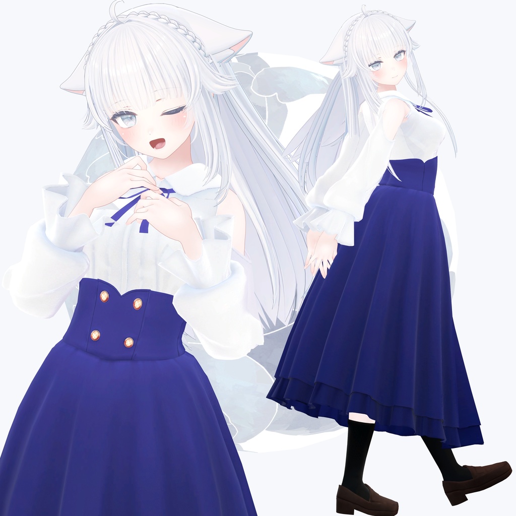 【複数アバター対応】お姉さんコーデ