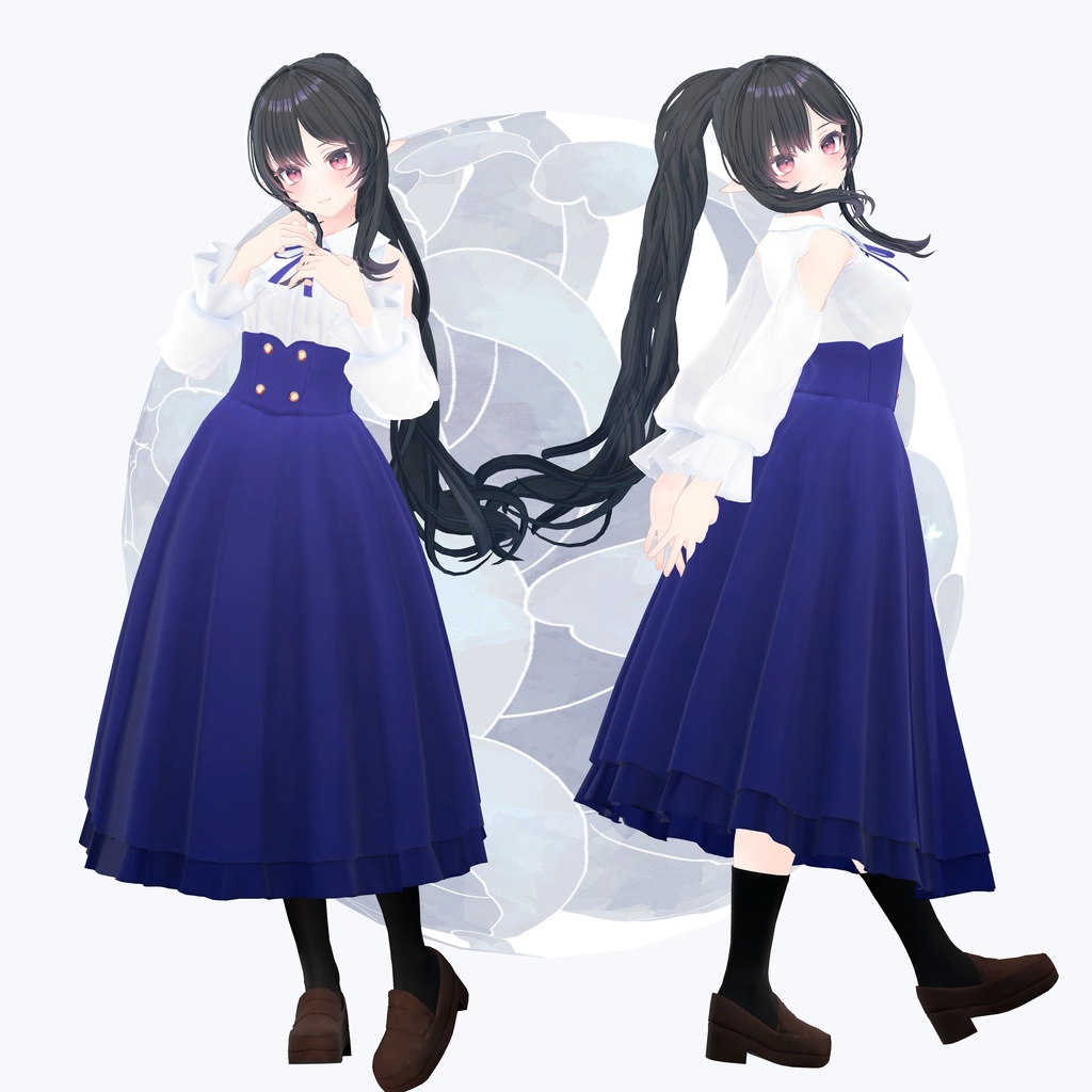 【複数アバター対応】お姉さんコーデ