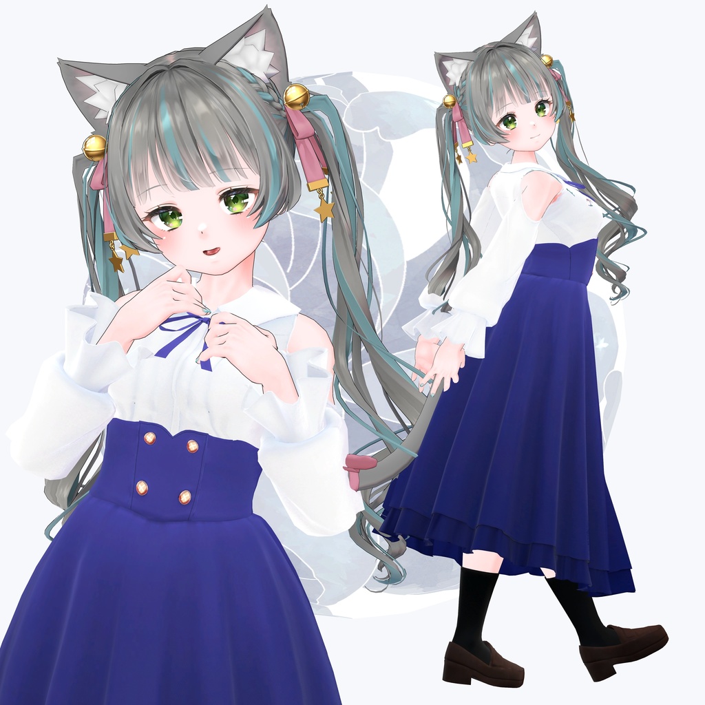 【複数アバター対応】お姉さんコーデ