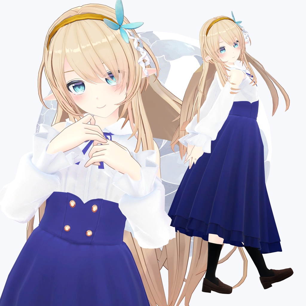 【複数アバター対応】お姉さんコーデ