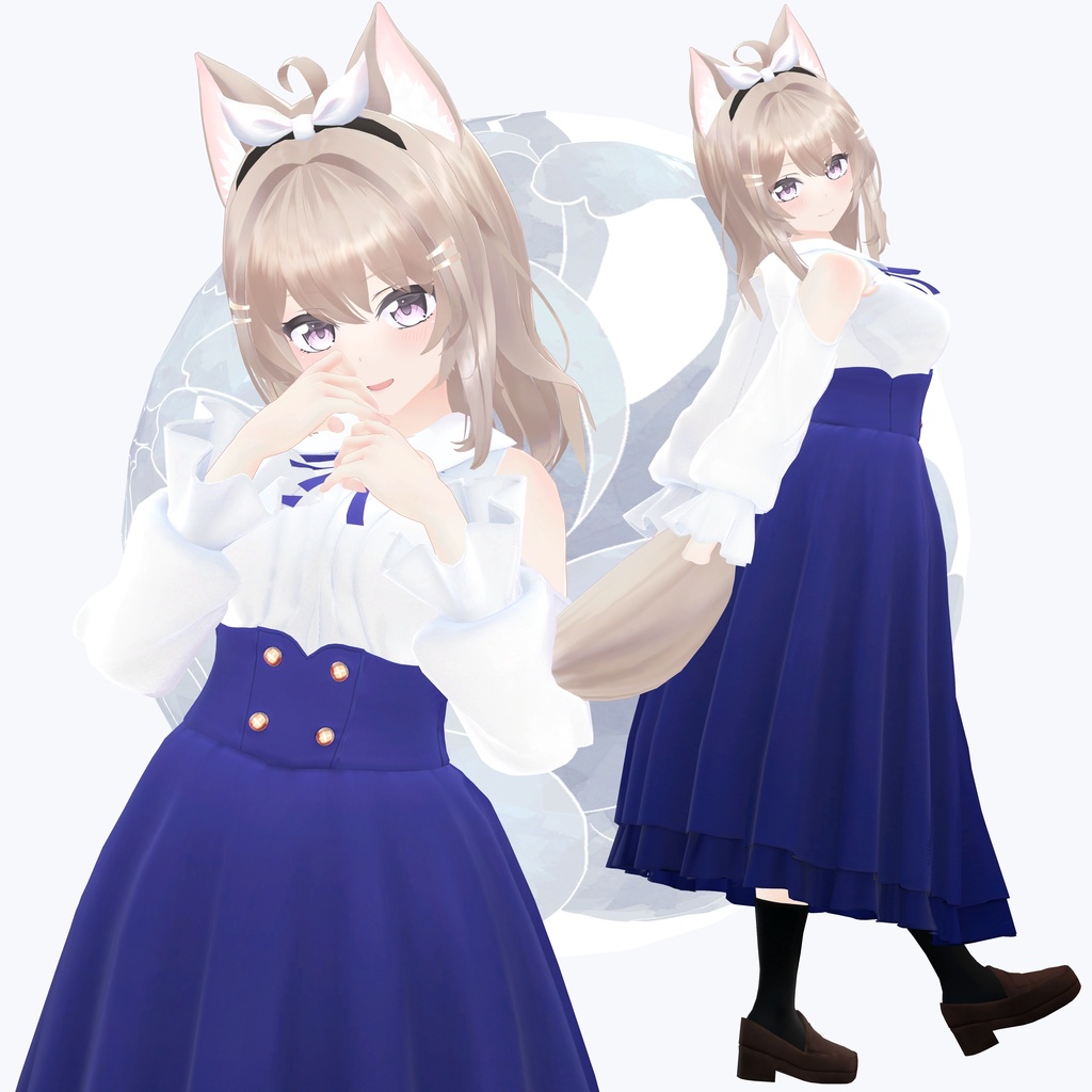 【複数アバター対応】お姉さんコーデ