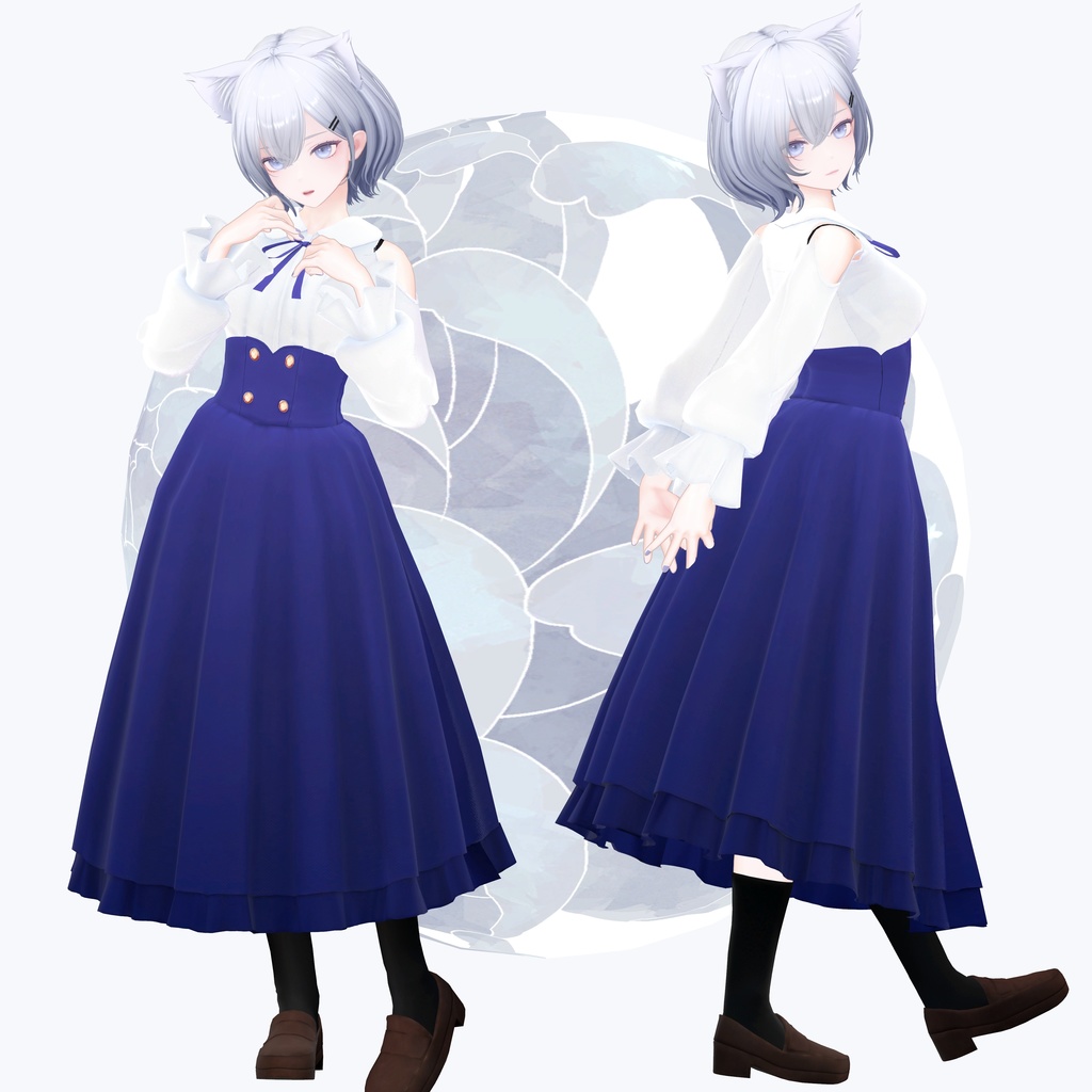 【複数アバター対応】お姉さんコーデ