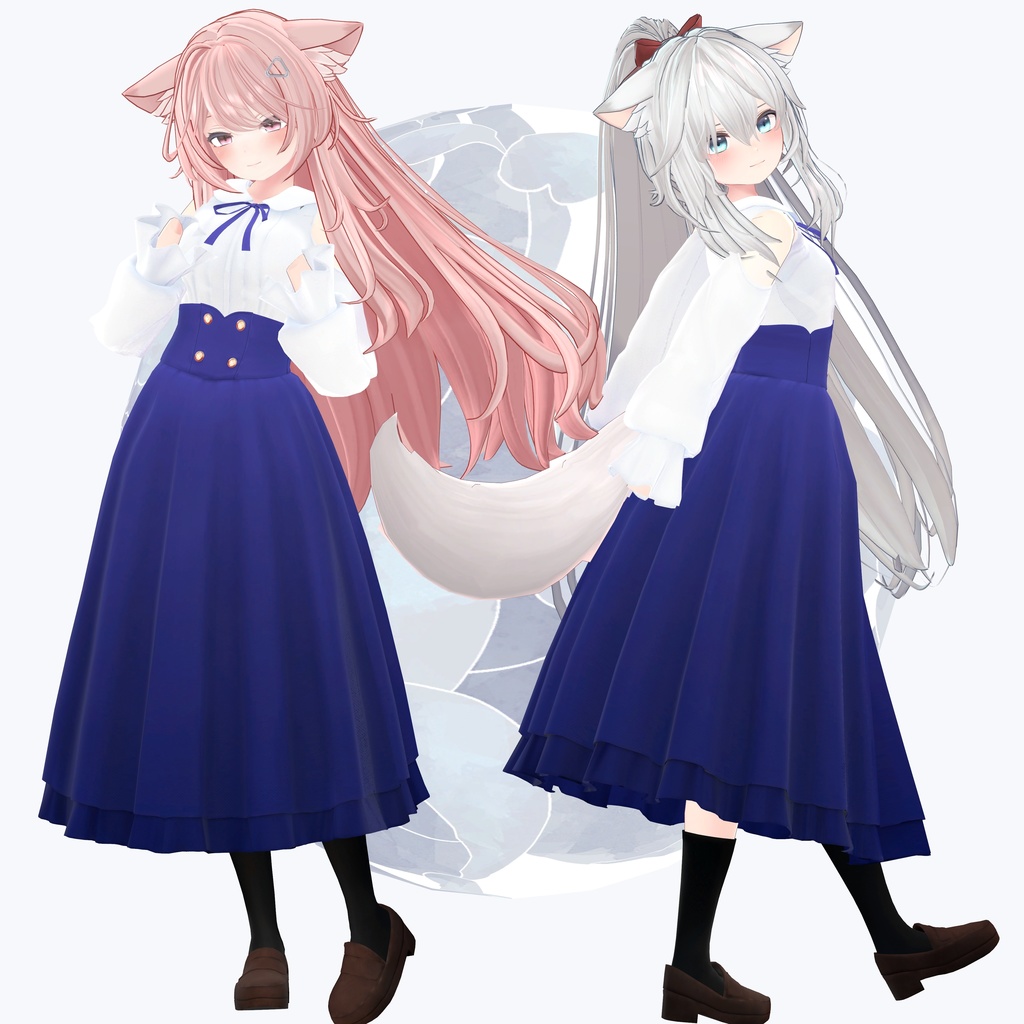 【複数アバター対応】お姉さんコーデ