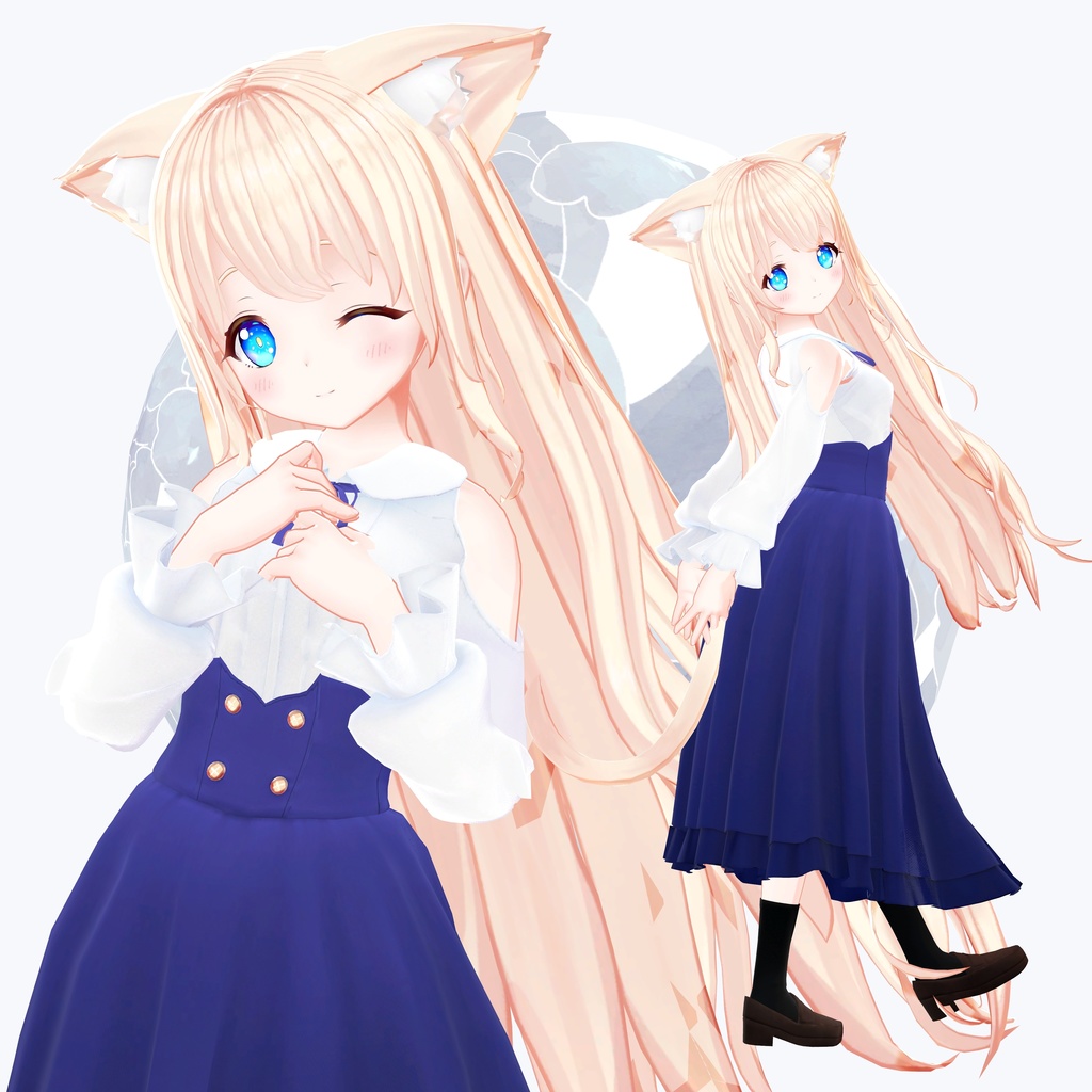 【複数アバター対応】お姉さんコーデ