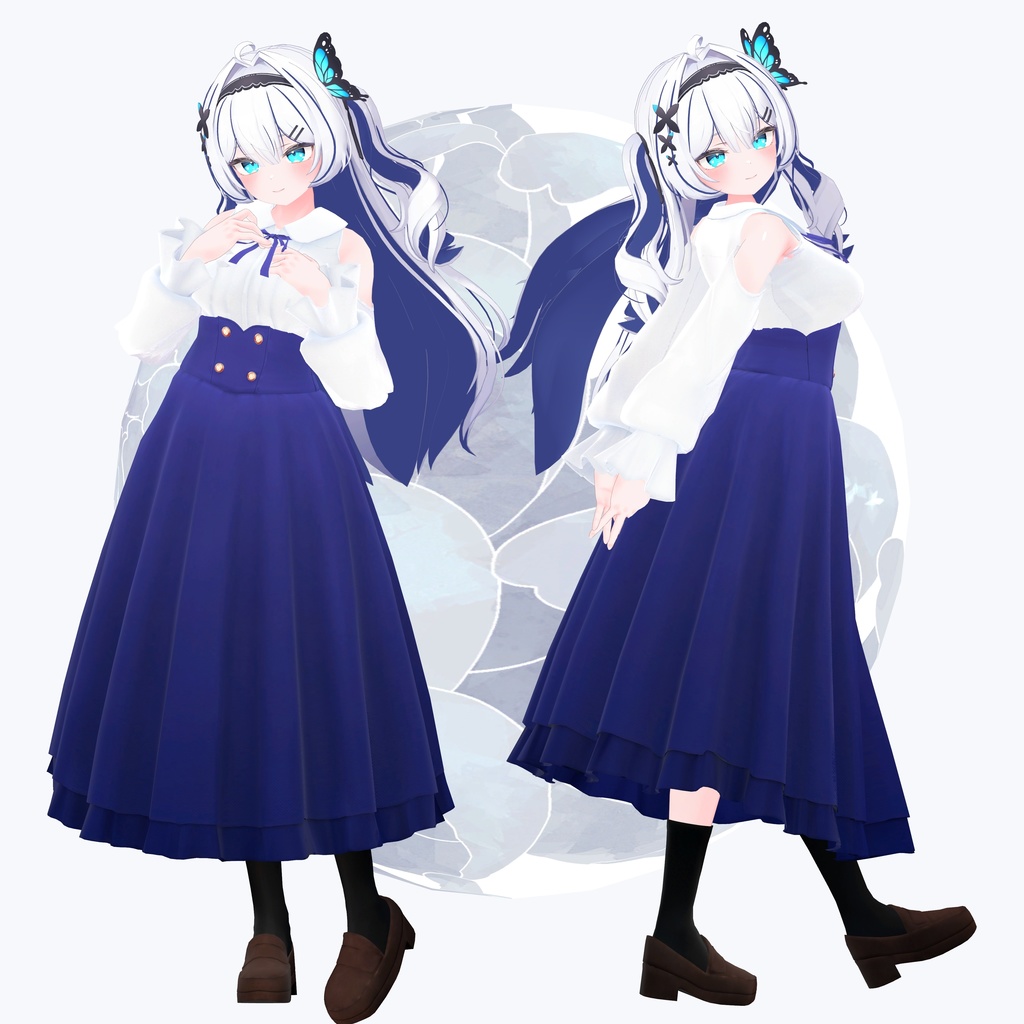 【複数アバター対応】お姉さんコーデ