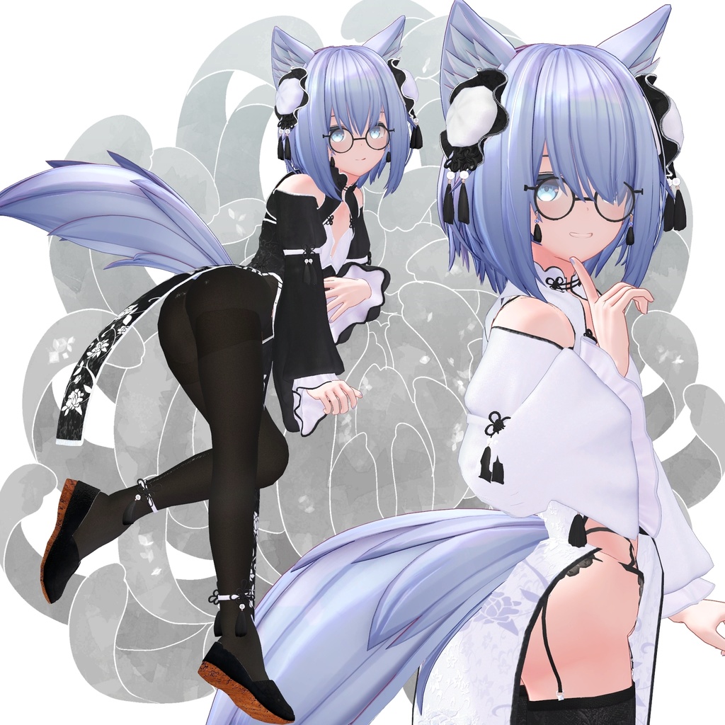 【複数アバター対応】菊華チャイナ-KikkaChina-