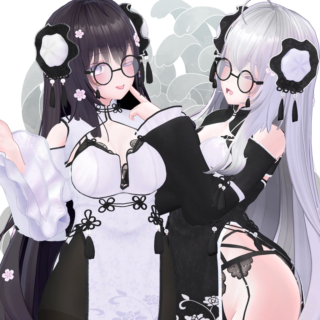 【複数アバター対応】菊華チャイナ-KikkaChina-