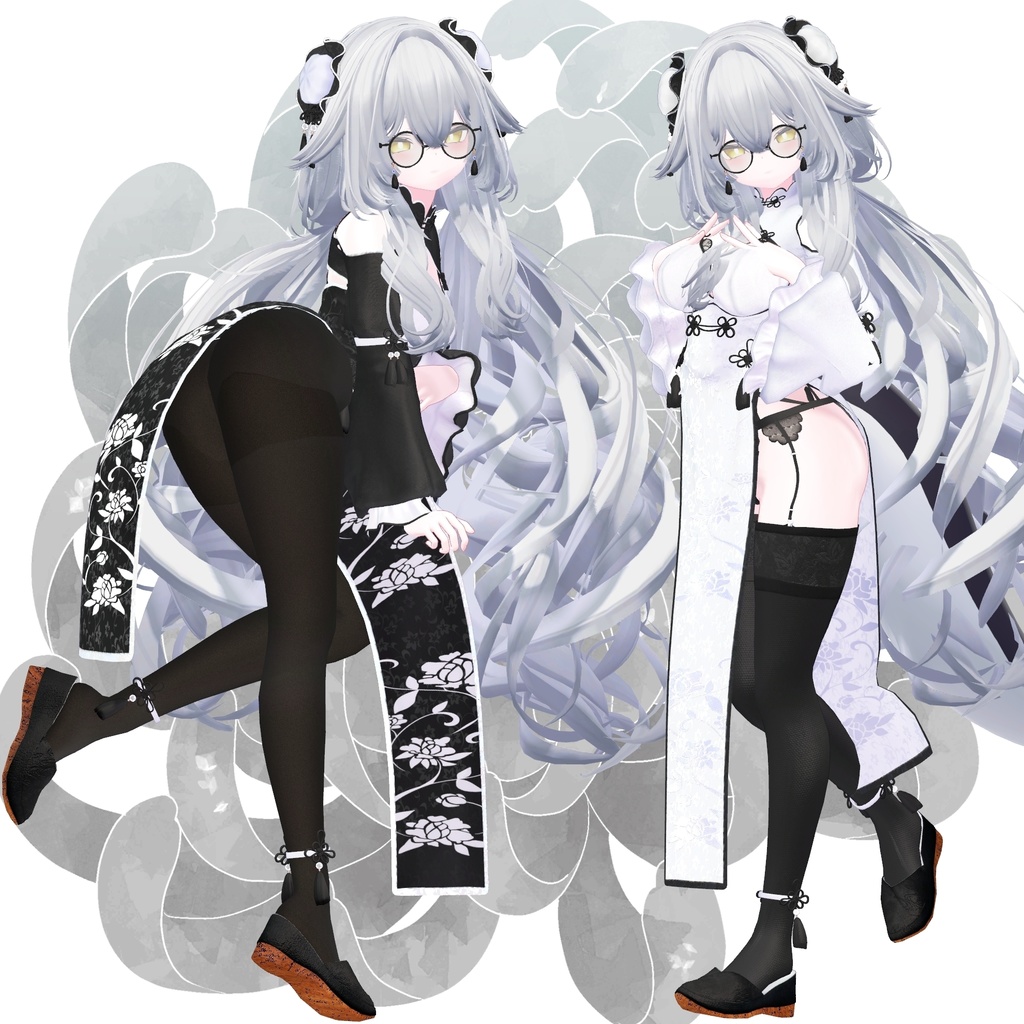 【複数アバター対応】菊華チャイナ-KikkaChina-