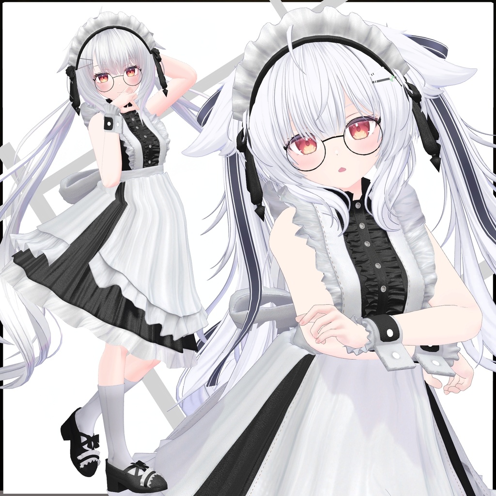 ✨販売開始セール513円✨【21アバター対応】夏恋メイド