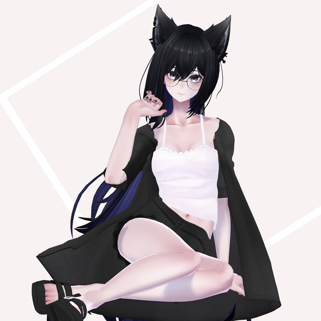 【複数アバター対応】お姉さんルームウェア