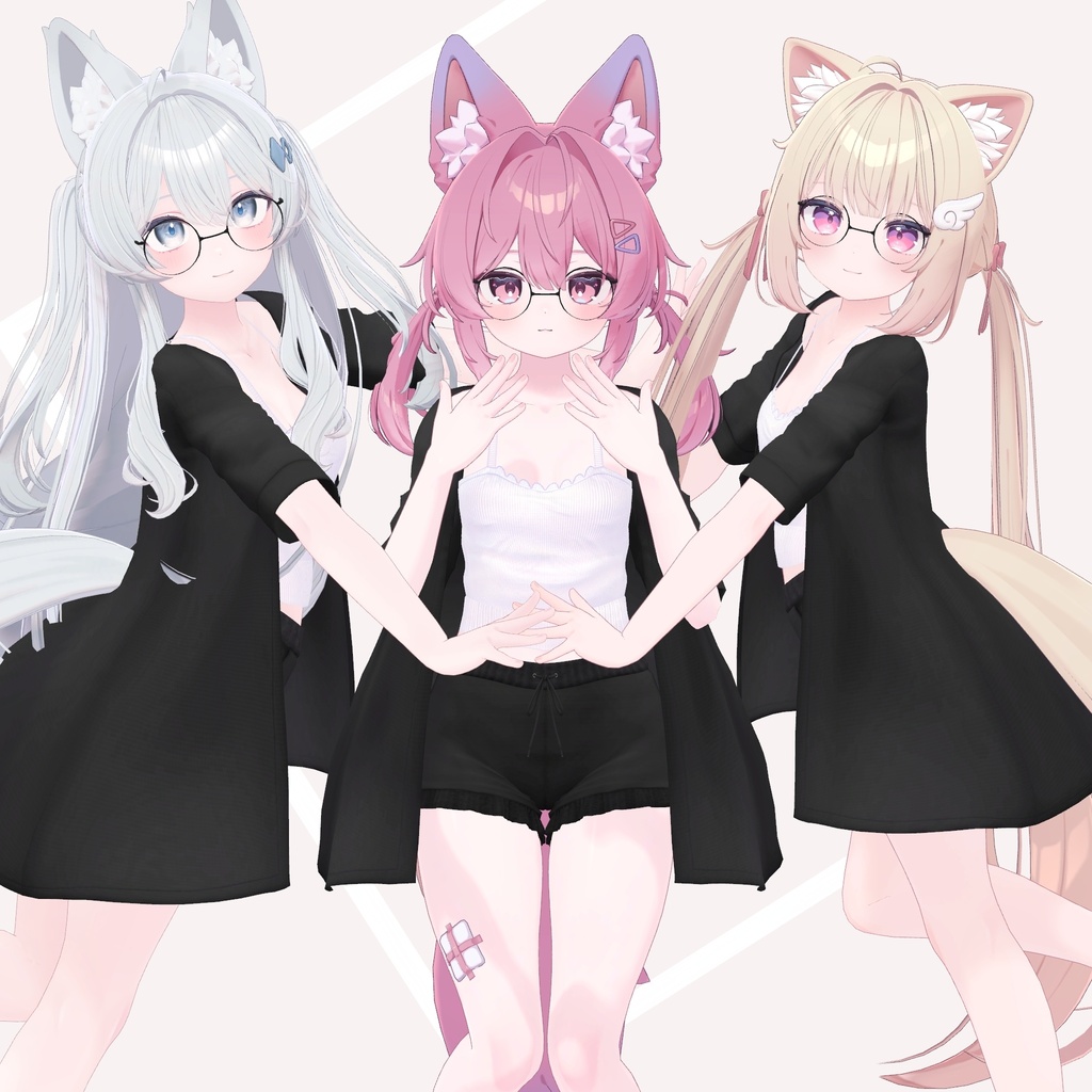 【複数アバター対応】お姉さんルームウェア