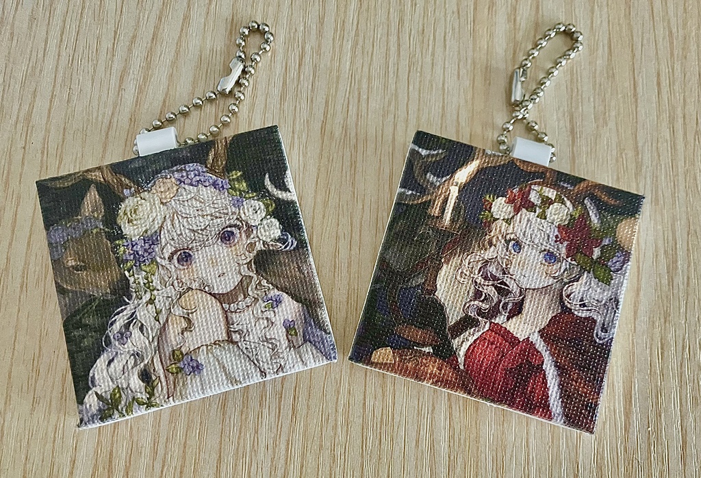 【COMITIA155】キャンバスキーホルダー（マグネット対応）