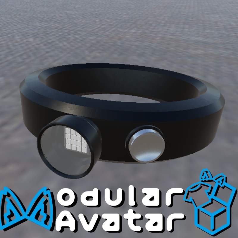 【VRChat想定】ライトリング【ライトギミック付き】