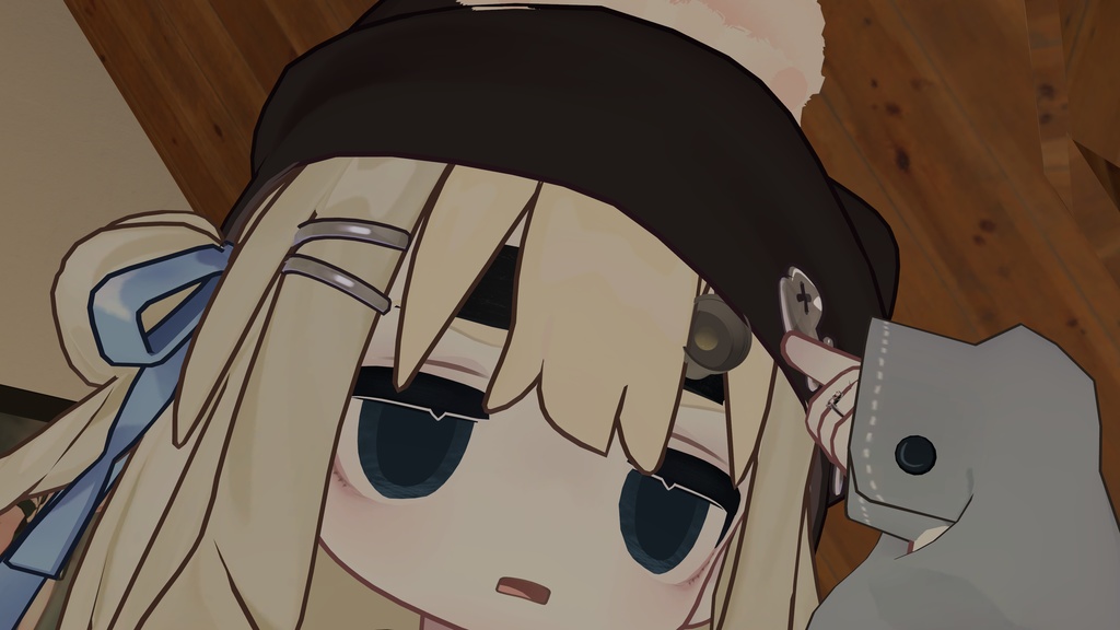 【VRChat想定】ヘッドライト【ライトギミック付き】