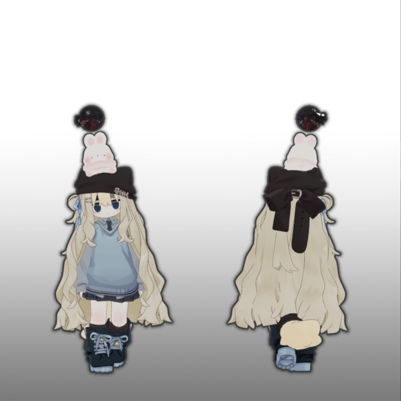 【VRChat想定】パリピヘイロー【ライトギミック付き】