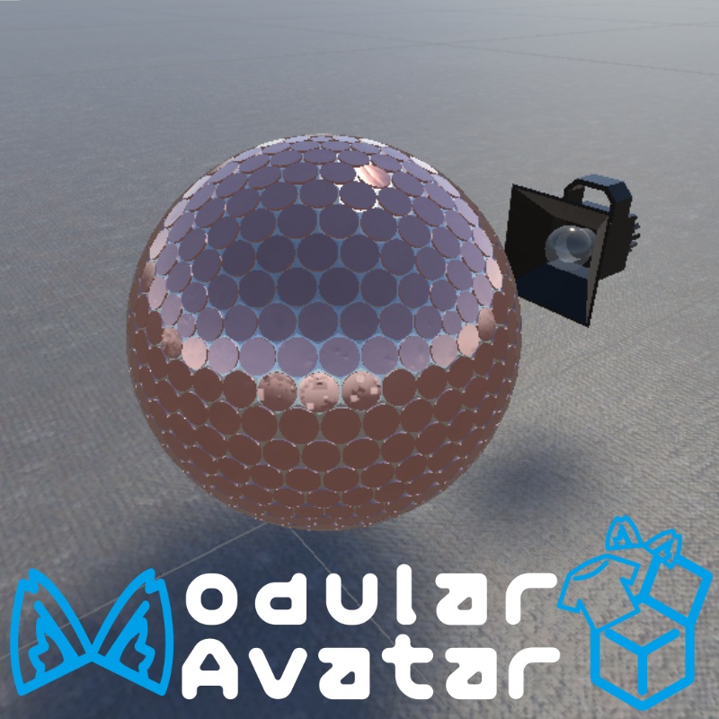 【VRChat想定】パリピヘイロー【ライトギミック付き】