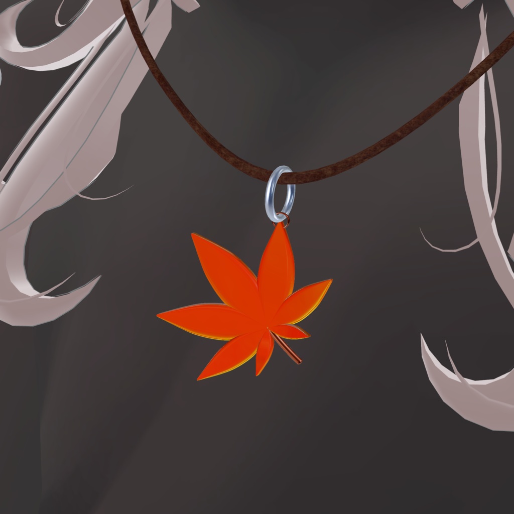 【VRChat想定】指輪やアクセサリーを簡単にネックレスに下げられるやつ