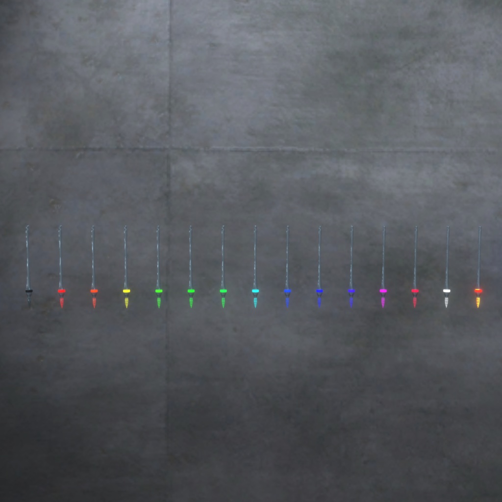 【VRChat想定】ガラスペン風QVPen差し替えモデル