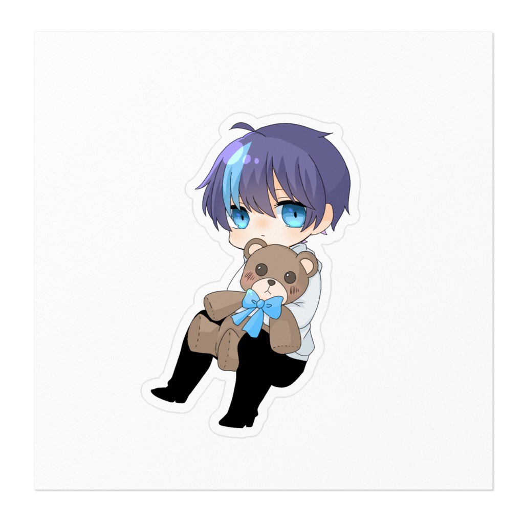 心葵 ステッカー くまさん