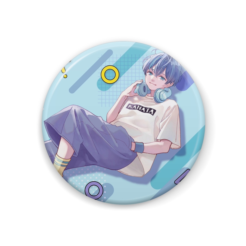 心葵 缶バッジ ver.Tシャツ