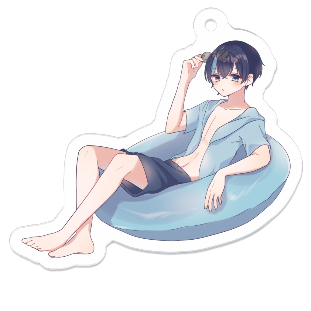 心葵 アクリルキーホルダー(コーティング付き)ver.水着