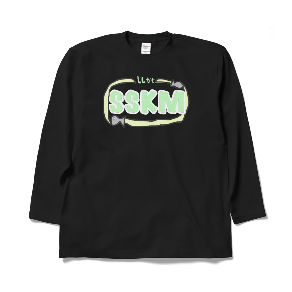 ししかもさんロゴ入り長袖Tシャツ